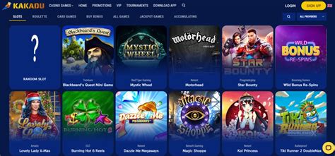 Kakadu Casino Games: Slots and Live Games.